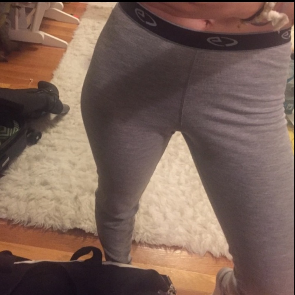 Gray Champion Performance Base Leggings Layer